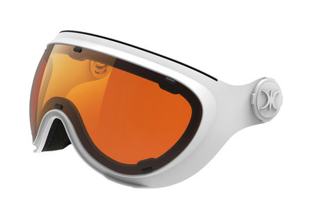 Slokker Skihelm Vizier - Meekleurend Polariserend - Wit Oranje