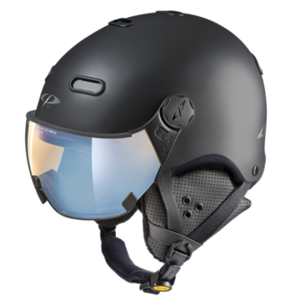 CP Carachillo Skihelm met Meekleurend Vizier &amp; Polarizerend - Zwart