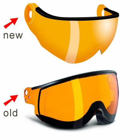 Kask Piuma R Smoke Pink Photochromic Cat. 1-2 (☀/☁/❄) Skihelm Vizier Los