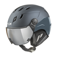 CP Corao+ Skihelm met Vizier blauw | Extra veilig! | Meekleurend vizier