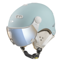 CP Carachillo Skihelm met Vizier blauw | Extra veilig! | Meekleurend & Polariserend vizier