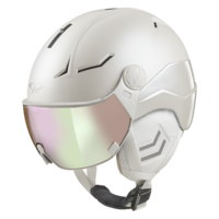 CP Coya+ Cashmere Skihelm met Vizier wit | Extra veilig! | Meekleurend & Polariserend vizier